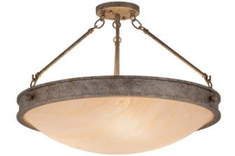 Dionne Three Light Semi-Flushmount in Antique Copper (57|158204)