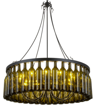 Tuscan Vineyard 12 Light Chandelier in Textured Black (57|158134)