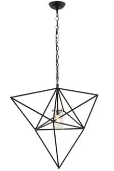 Geometric One Light Pendant in Black (57|157864)