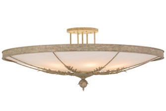 Hoja Eight Light Semi-Flushmount in Pate (57|157553)