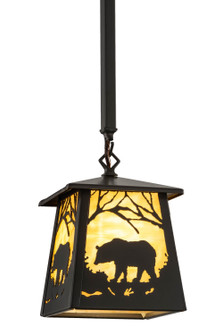 Bear At Dawn One Light Mini Pendant in Timeless Bronze (57|156782)