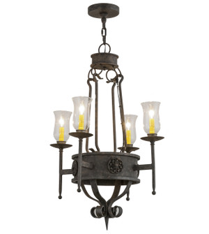 Lorenzo Four Light Chandelier in Coffee Bean (57|156470)