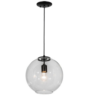 Bola One Light Pendant in Black Metal (57|156348)