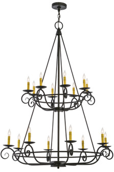 Estrella 16 Light Chandelier in Antique Iron Gate (57|156129)