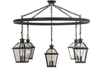 Coach 15 Light Chandelier in Black (57|155989)