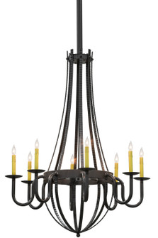 Barrel Stave Eight Light Chandelier in Timeless Bronze (57|155819)