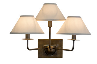 Annacostia Three Light Wall Sconce in Chemical Antique Brass (57|155477)