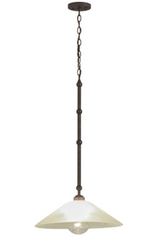 Elijah One Light Pendant in Gilded Tobacco/Frosted Glass (57|155285)