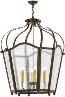 Citadel Six Light Pendant in Organic Rust (57|155140)