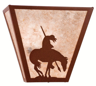 Trails End Two Light Wall Sconce in Rust (57|15502) Trails End Two Light Wall Sconce in Rust (57|15502)