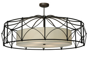 Aspen Four Light Semi-Flushmount in Antique Rust (57|154957)