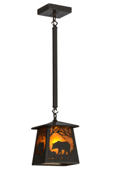 Bear At Dawn One Light Mini Pendant in Timeless Bronze (57|154717)