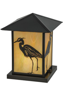 Seneca One Light Pier Mount in Craftsman Brown (57|153953)