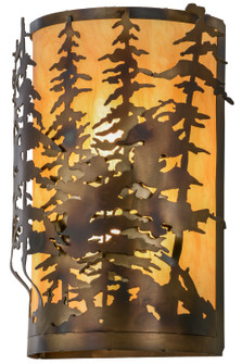 Tall Pines Two Light Wall Sconce in Dark Burnished Antique Copper (57|153841)