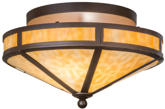 Mission Two Light Flushmount in Cafe Noir (57|153735)