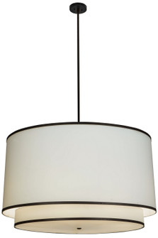 Cilindro Eight Light Pendant in Black (57|153491)