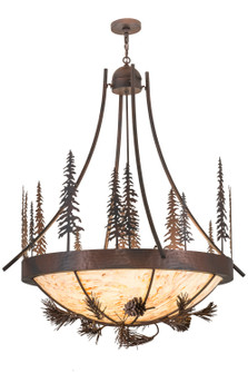 Tall Pines Eight Light Pendant in Wrought Iron,Mahogany Bronze (57|152868)