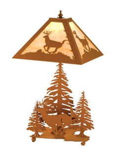 Lone Deer Two Light Table Lamp in Earth Earth (57|15268)