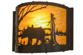 Bear At Lake One Light Wall Sconce in Timeless Bronze (57|152609)