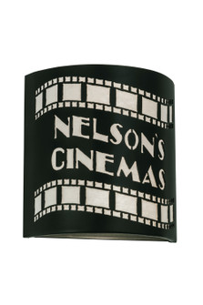 Nelson'S Cinema Two Light Wall Sconce in Black Metal (57|152259)