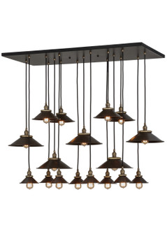 Revival 17 Light Pendant in Solar Black (57|151910)
