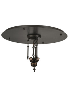 Flushmount Hardware Three Light Flushmount Hardware in Timeless Bronze (57|151850)