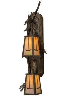 Pine Branch Two Light Wall Sconce in Antique Copper (57|151595)