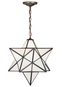 Moravian Star One Light Pendant in Antique (57|15154)