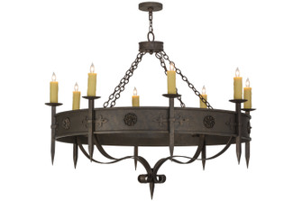 Calandra Eight Light Chandelier in Rust (57|151522)