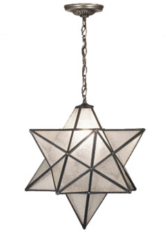 Moravian Star One Light Pendant in Mahogany Bronze (57|15151)