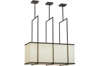 Quadrato Three Light Pendant in Oil Rubbed Bronze (57|151147)