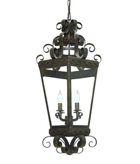 Cadenza Three Light Pendant in Antique Iron Gate (57|150718)