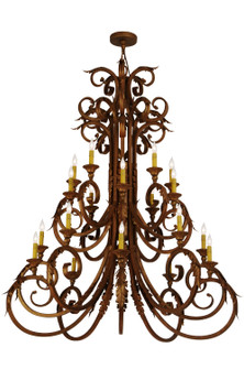 Serratina 20 Light Chandelier in Autumn Leaf (57|150518)
