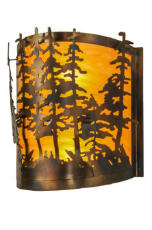 Tall Pines Two Light Wall Sconce in Antique Copper (57|150243)