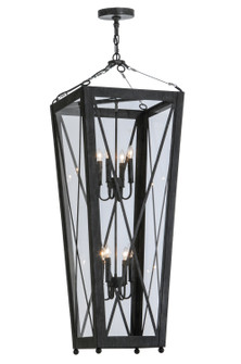 Eures Eight Light Pendant in Black Metal (57|150231)