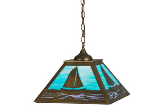 Sailboat One Light Pendant in Antique Copper (57|150186)