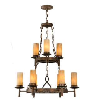 Newcastle Nine Light Chandelier in Gilded Tobacco (57|149564)