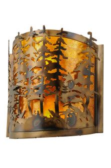 Tall Pines Two Light Wall Sconce in Dark Burnished Antique Copper (57|149252)