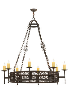 Toscano Eight Light Chandelier in Coffee Bean (57|149198)