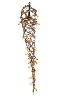 Vinca Vine 30 Light Chandelier in Dark Burnished Transparent Copper (57|148464)