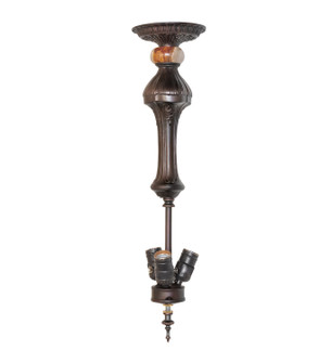 Semi-Flushmount Hardware Lamp Base And Fixture Hardware in Mahogany Bronze (57|14809)
