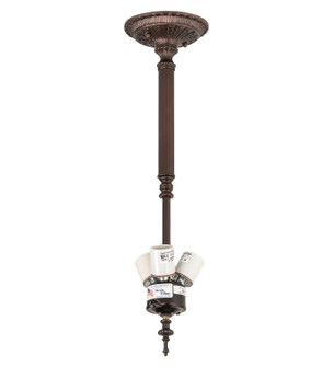 Inverted Pendant Hardware Three Light Pendant Hardware in Mahogany Bronze (57|14800)