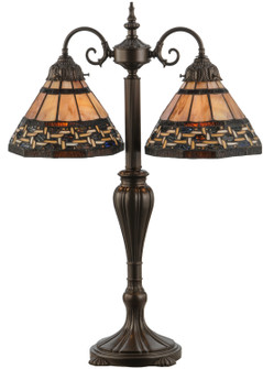 Ilona Two Light Table Lamp in Mahogany Bronze (57|147734)