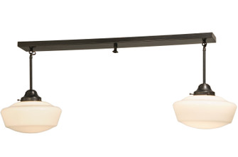 Revival Two Light Island Pendant in Craftsman Brown (57|147636)