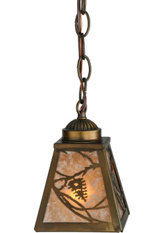 Whispering Pines One Light Mini Pendant in Antique Copper (57|147452)