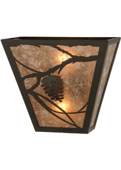 Whispering Pines Two Light Wall Sconce in Mahogany Bronze (57|147248)
