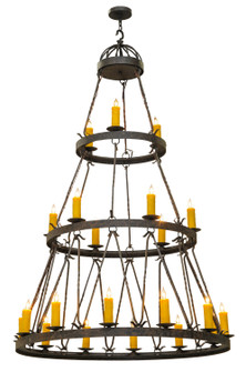 Lakeshore 21 Light Chandelier in Black Metal (57|147244)