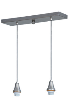 Oblong Two Light Island Pendant Hardware in Brushed Nickel (57|146658)