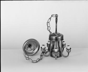 Pendant Hardware Five Light Lamp Base And Fixture Hardware in Mahognay Bronze (57|14655)