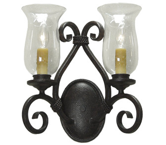 Calvis Two Light Wall Sconce in Rust Copper (57|146395)